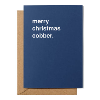 "Merry Christmas Cobber" Christmas Card