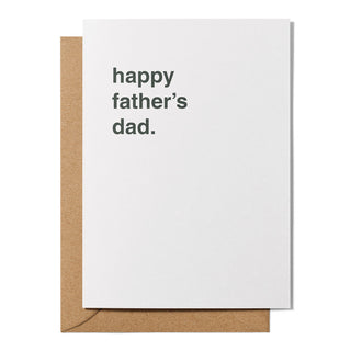 "Happy Father's Dad" Father's Day Card