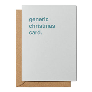 "Generic" Christmas Card