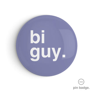 "Bi Guy" Pin Badge