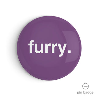 "Furry" Pin Badge