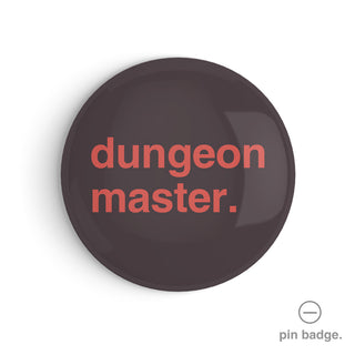 "Dungeon Master" Pin Badge