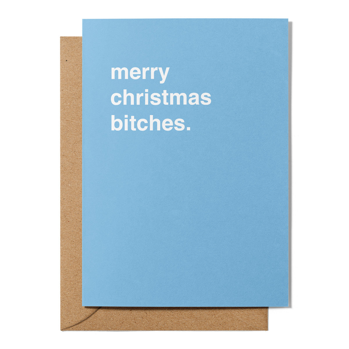 "Merry Christmas Bitches" Christmas Card
