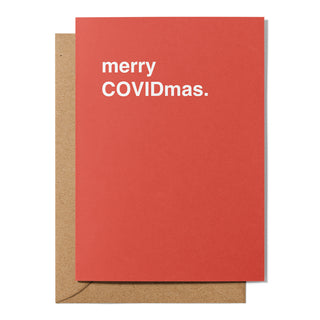 "Merry COVIDmas" Christmas Card