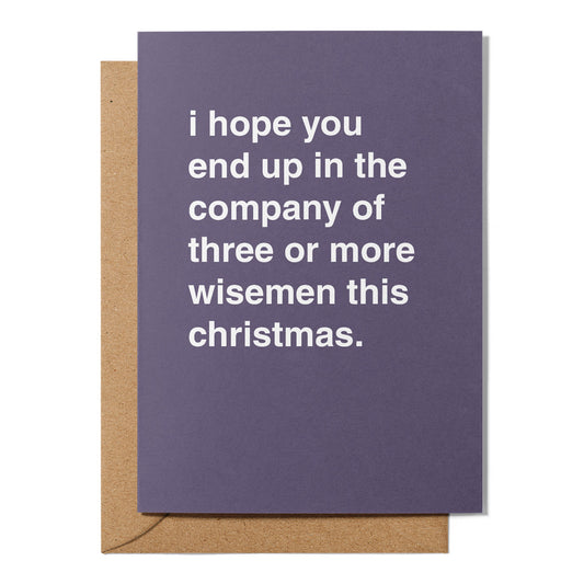 "In The Company of Three Wise Men" Christmas Card