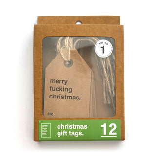 Assorted Christmas Gift Tags 12 Pack - Series 1