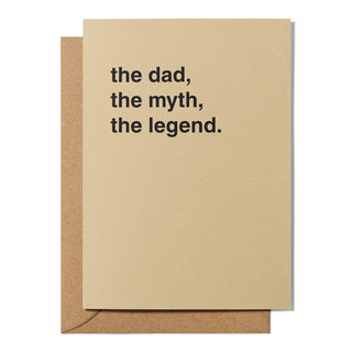 "The Dad, The Myth, The Legend" Father's Day Card