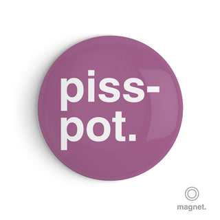 "Pisspot" Fridge Magnet