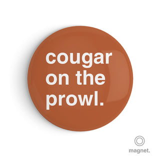 "Cougar on the Prowl" Fridge Magnet