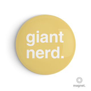 "Giant Nerd" Fridge Magnet