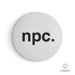 "NPC" Fridge Magnet