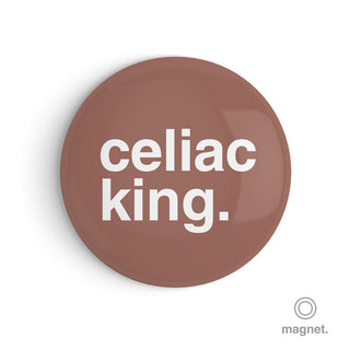 "Celiac King" Fridge Magnet