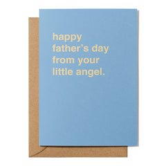 "From Your Little Angel" Father's Day Card