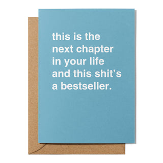 "Next Chapter in Your Life" Greeting Card