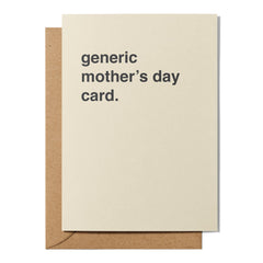 "Generic" Mother's Day Card