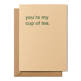 "You're My Cup of Tea" Valentines Card