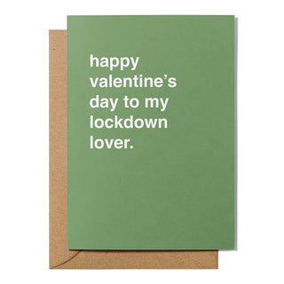 "Lockdown Lover" Valentines Card