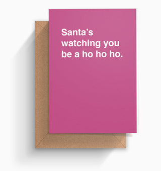 Christmas Card 5 Pack - Naughty List