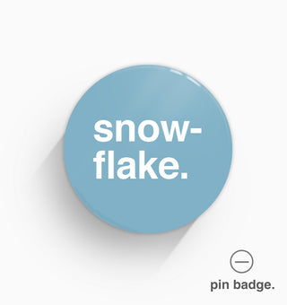 "Snowflake" Pin Badge